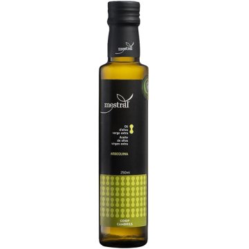 Oli D'oliva Mestral Verge Extra Arbequina Ampolla Dòrica 250 Ml D.o.p. Siurana