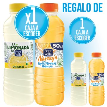 1 FONT VELLA LA LIMONADA 1/2 NARANJA O LIMÓN A PRECIO ESPECIAL