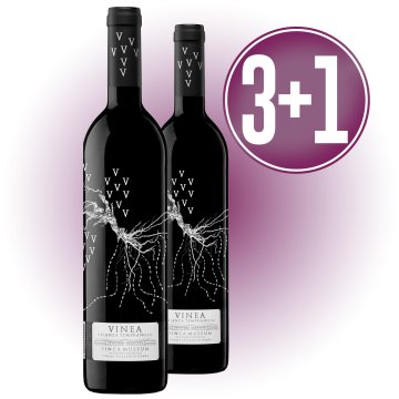 3 CAJAS DE VINEA TINTO CRIANZA 3/4 (6 U) + 1 DE REGALO