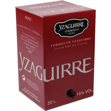 Vermut Yzaguirre Rojo Clasico 15º Bag In Box 20 Lt