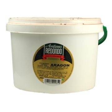 Aceitunas Redondo Aragon Cubo 5 Kg