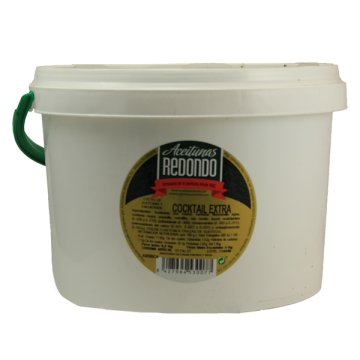 Aceitunas Redondo Cóctel Extra Cubo 5 Kg