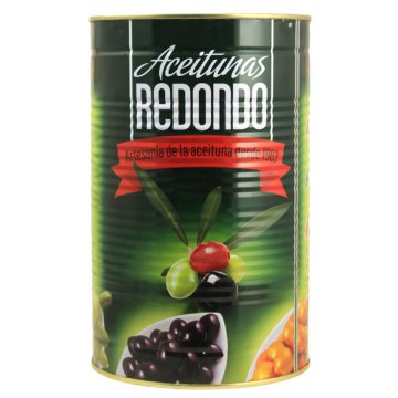 Olives Redondo Cacerenya Negres Amb Os 160/200 Llauna 2.5 Kg
