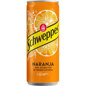 Refresco Schweppes Low Cal Naranja Lata Sleek 33 Cl Pack 8 Premcollar