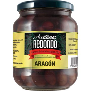 Olives Redondo Aragó Pot 400 Gr