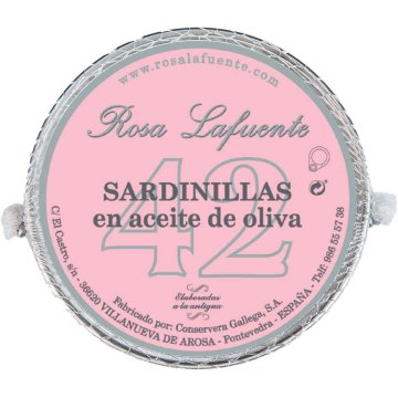 Sardinillas Rosa Lafuente En Aceite De Oliva 42 Piezas Lata Ro 120 Gr