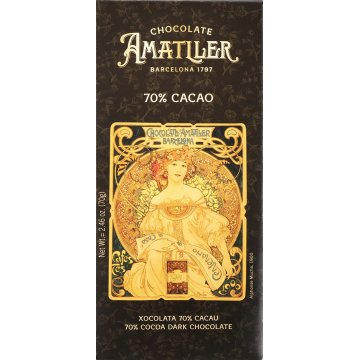 Chocolate Amatller 70% Cacao Tableta 70 Gr