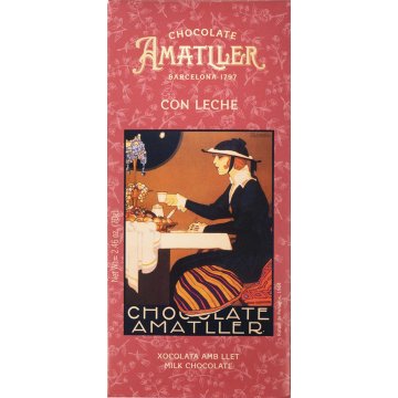 Chocolate Amatller Leche 32% Cacao Tableta 70 Gr