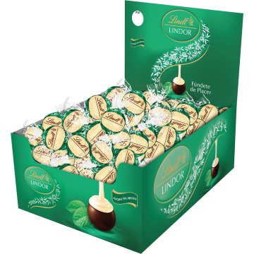 Bombones Lindt Lindor Chocolate Negro Y Menta Bulk 2 Kg