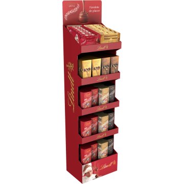 Expositor Bombons Lindt Cornet+nuxor+trio+duo 82 U