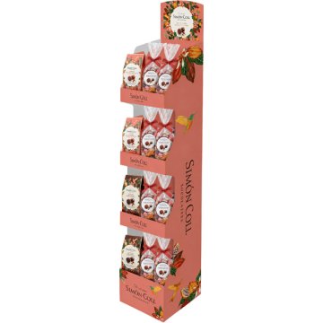 Expositor Bombones Simón Coll Praliné Bolsa Sabores Variados 1/8 Palet 102 U