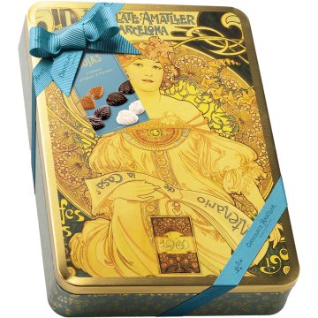 Hojas De Chocolate Amatller Centenario Surtido Lata 240 Gr