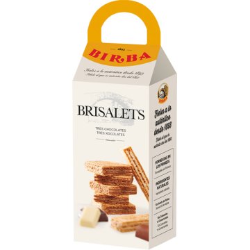Galetes Birba Brisalets Tres Xocolates 85 Gr