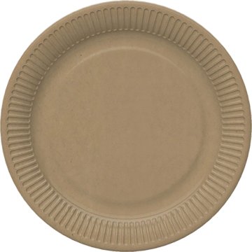 Plato Gabbiano 100% Cartón Kraft 23 Cm 30 U