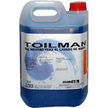 Jabon De Manos Toliman Azul Sin Perfume 5 Lt
