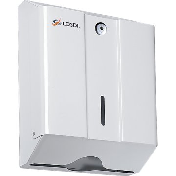 Dispensador Losdi Toalla Mano Blanco Metal Epoxi