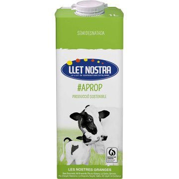 Leche Nostra Semi Brik 1 Lt