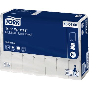 Toallas De Manos Tork Xpress Blanca 2 Capas Pack 190