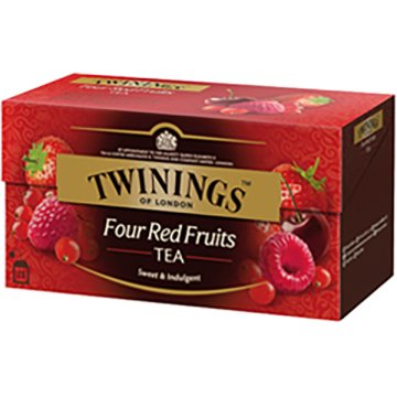 Tè Twinings Four Red Fruits 25 Sobres