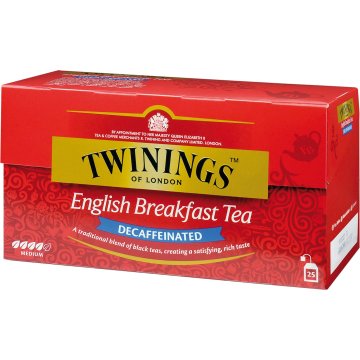 Tè Twinings Descafeïnat English Breackfast 25 Sobres