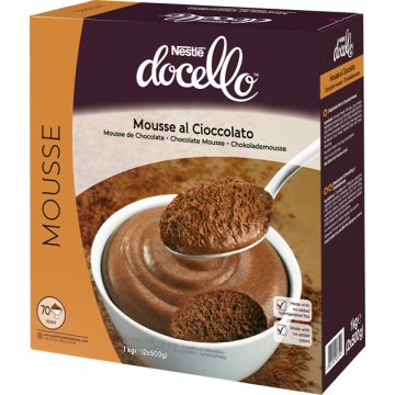 Mousse Nestle Docello Chocolate Polvo Caja 1 Kg 70 Raciones
