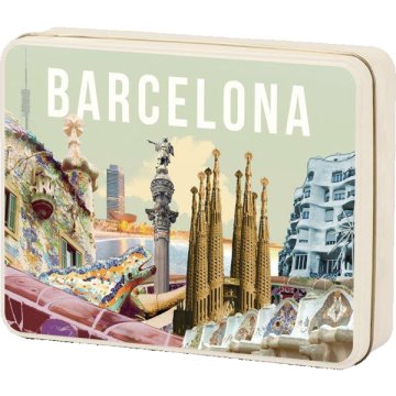 Galletas Birba Surtido Lata Barcelona Collage 225 Gr