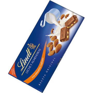 Xocolata Lindt Blau Llet Atmelles 100 Gr