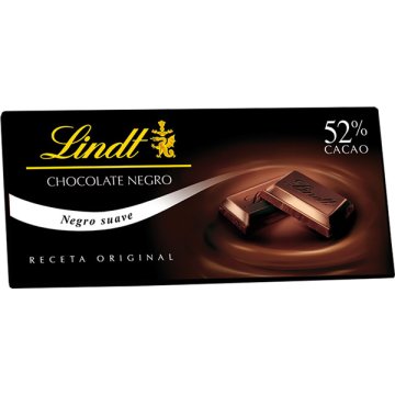 Chocolate Lindt Original Negro 52% Cacao 125 Gr