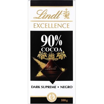 Xocolata Lindt Excellence 90% Cacao 100 Gr