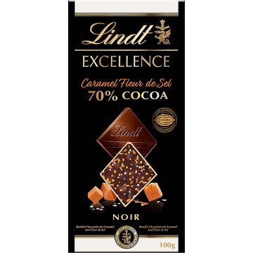 Chocolate Lindt Excellence Passion Caramelo/sal 100 Gr