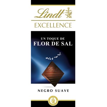 Chocolate Lindt Excellence Flor De Sal Negro 100 Gr