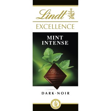 Chocolate Lindt Excellence Menta Intenso 100 Gr