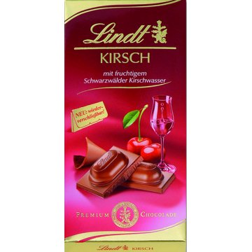 Xocolata Lindt Licor Kirsch 100 Gr