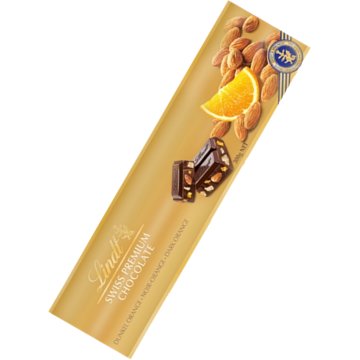 Xocolata Lindt Or Dark Almond Orange 300 Gr