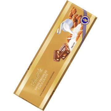 Chocolate Lindt Oro Leche Almendras 300 Gr