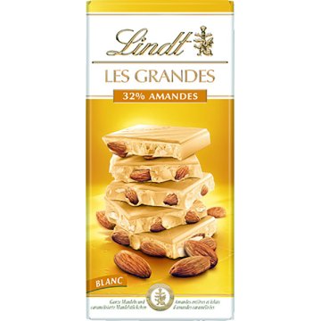 Chocolate Lindt Grandes Blanco Almendras 150 Gr