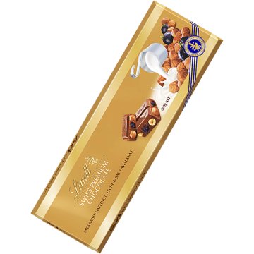 Chocolate Lindt Oro Avellanas / Pasas 300 Gr