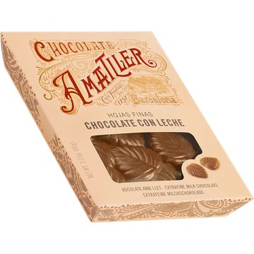 Hojas De Chocolate Amatller Leche 60 Gr