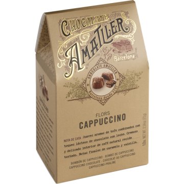 Flores De Chocolate Amatller Capuccino Caja 72 Gr