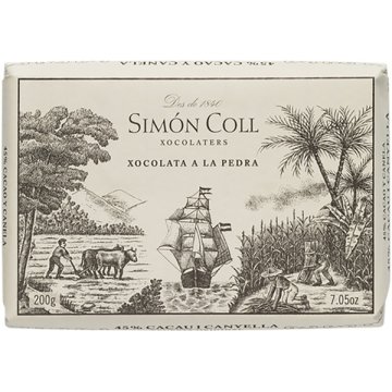 Chocolate Simón Coll Piedra 45% Cacao 200 Gr