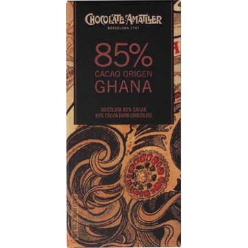 Xocolata Amatller Ghana 85% Cacau 70 Gr