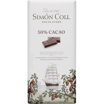 Chocolate Simón Coll 50% Cacao 85 Gr