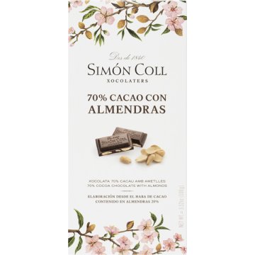 Xocolata Simón Coll Atmetlla 70% 100 Gr