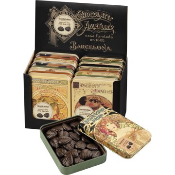 Hojas De Chocolate Amatller 70% Cacao 60 Gr