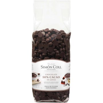 Chocolate Simón Coll Gotas 50% Cacao 1 Kg