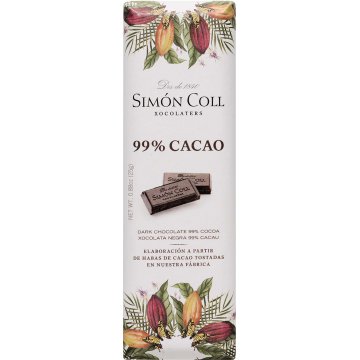 Xocolatina Simón Coll Barca 99% Cacau 25 Gr