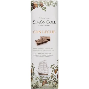 Chocolatinas Simón Coll Barco Con Leche 25 Gr