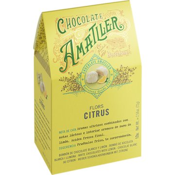 Flors De Xocolata Amatller Llimona Citrus Caixa 72 Gr