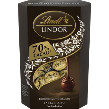 Bombones Lindor Cornet 70% Cacao 337 Gr