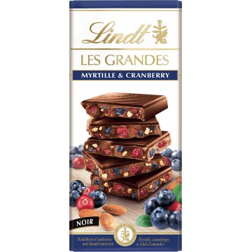 Chocolate Lindt Les Grandes Blueberry Tableta 150 Gr